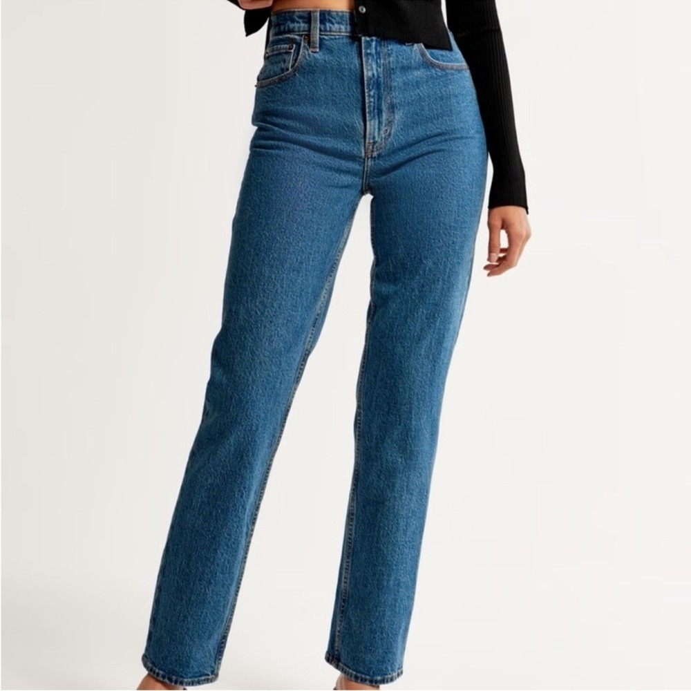 Abercrombie & Fitch Jeans Womens 28 The Ankle Straight Ultra High Rise Denim